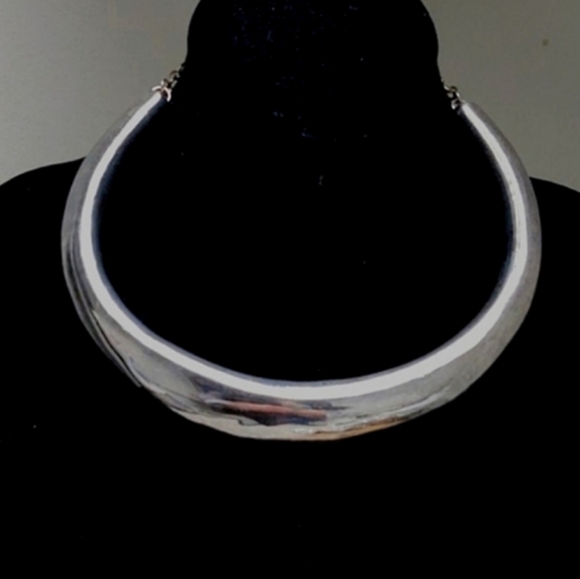 Vtg Estate Bat-Ami Israeli 925 Statement Necklace - Picture 4 of 11